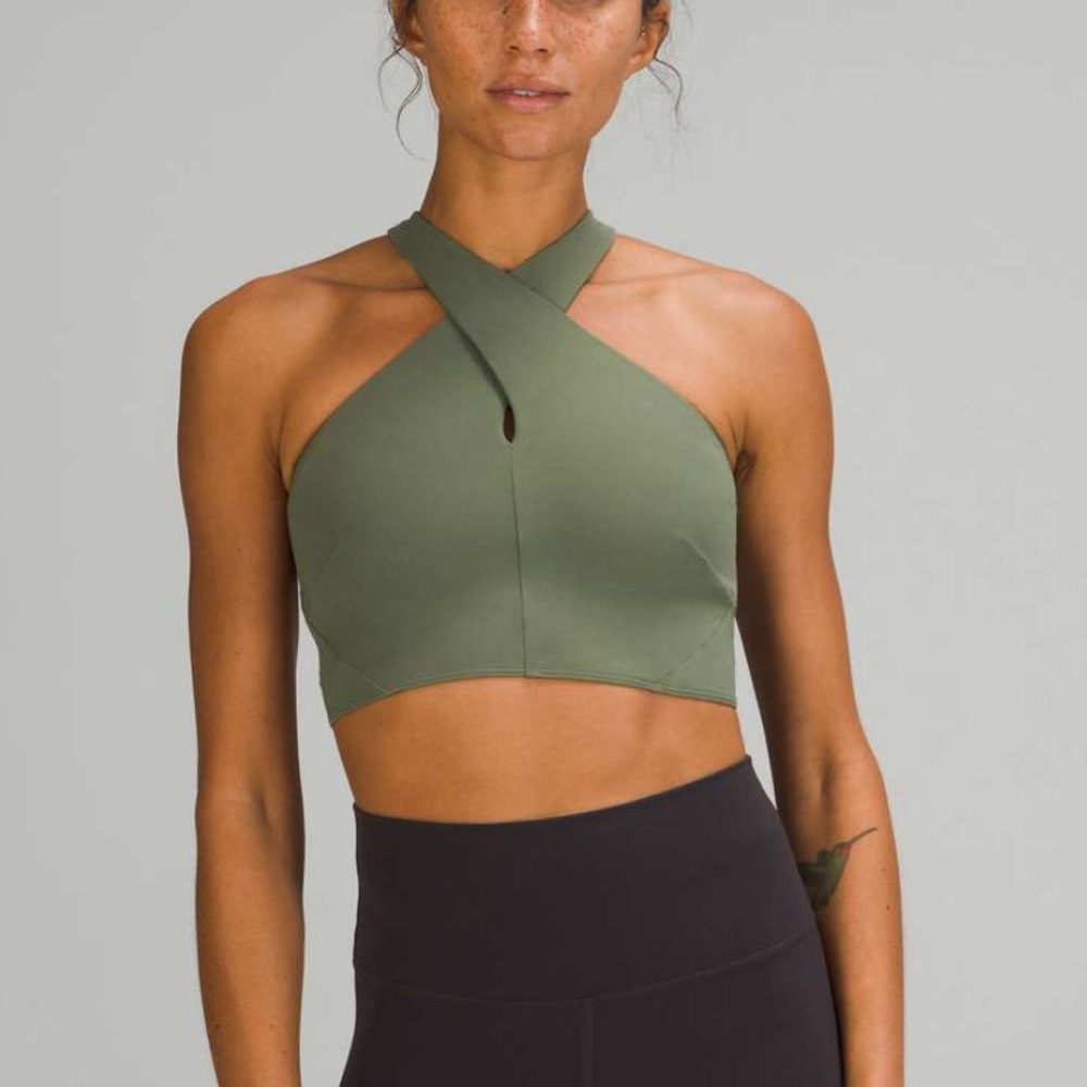 Lululemon Wrap Front Long Line Bra